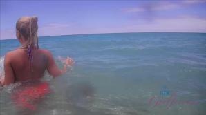 You take Bella to the beaches, and she gets horny in the car.